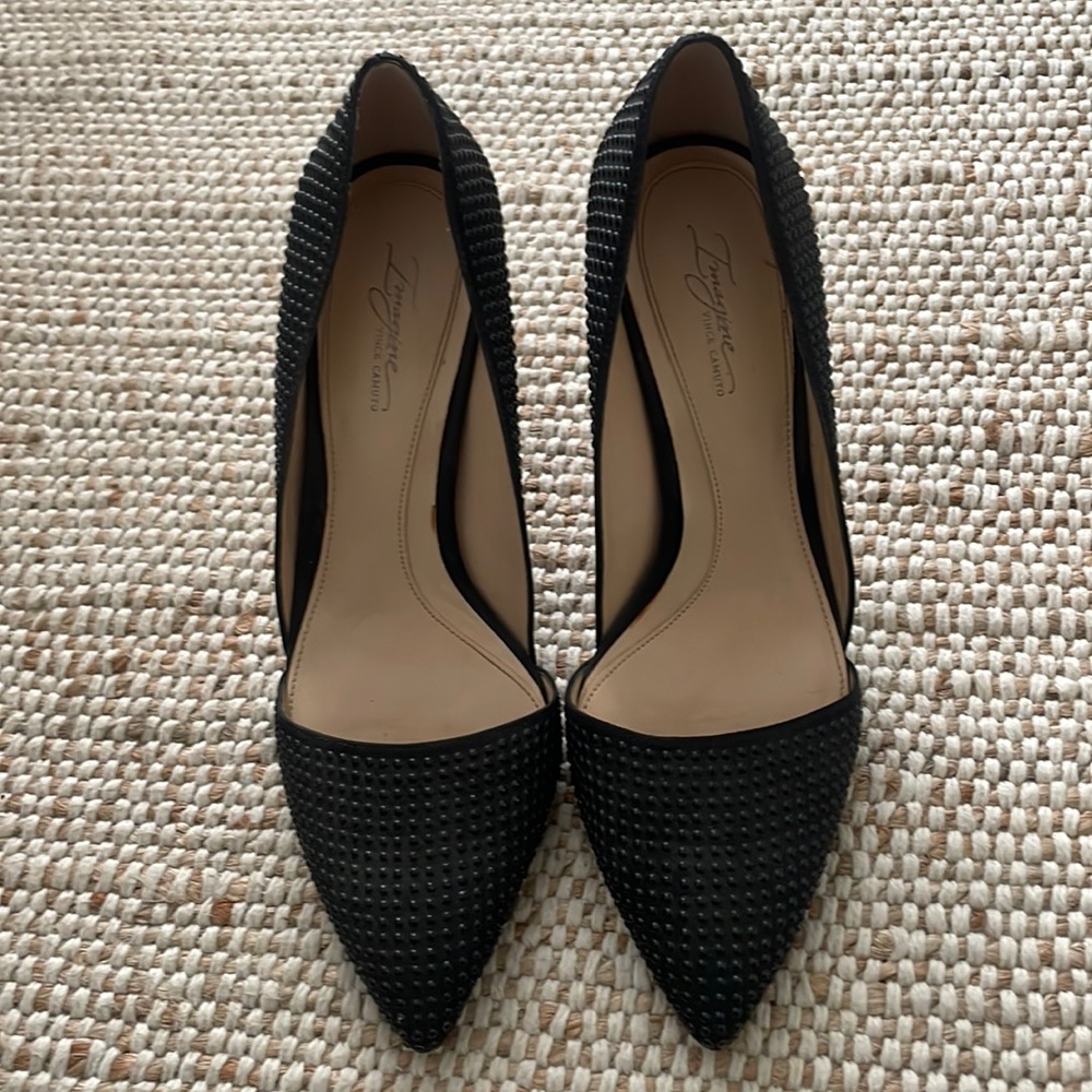 Imagine by Vince Camuto Black Studded Pumps